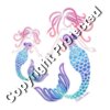 Mommy and Daughter Mermaid